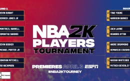 NBA2K电竞锦标赛对阵出炉 杜兰特决战新科扣篮王