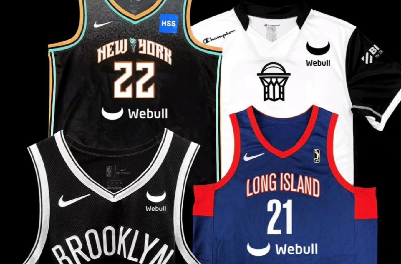 证券交易平台Webull成为布鲁克林篮网新球赛季衣赞助商