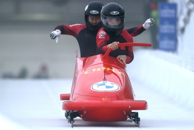 中国雪车队冬奥名单出炉 女子双人车有望取得突破