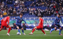 12强赛：国足0-2不敌日本，出线仅剩理论可能