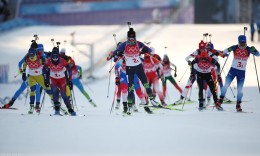 冬奥会冬季两项混合接力：挪威夺冠 法国亚军 中国首次参赛第15名