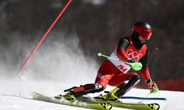 高山滑雪男子回转中国两人未能完赛 法国选手诺埃尔夺金