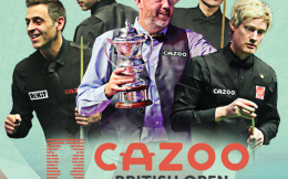 在线汽车零售商Cazoo成为斯诺克英国公开赛主赞助商