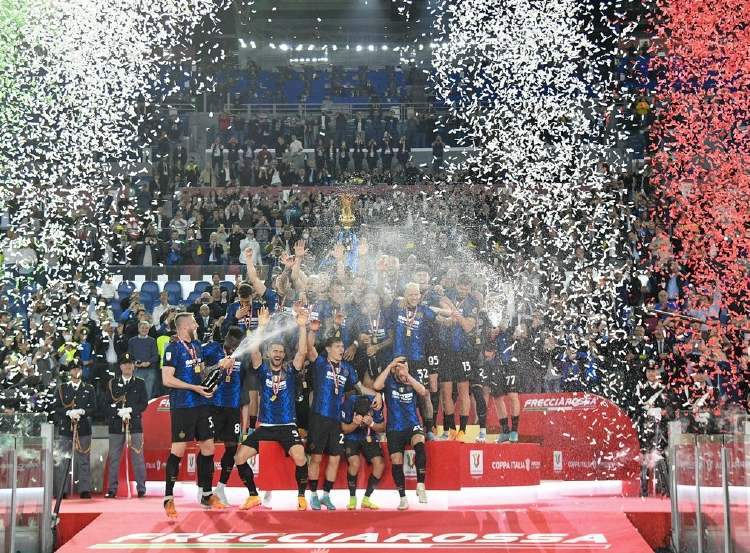意大利杯：国际米兰4-2战胜尤文夺冠