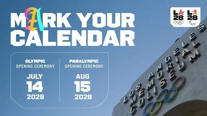 2028洛杉磯奧運會開閉幕日期公布