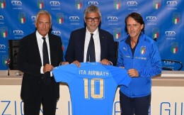 意大利航空与意大利足协签约 合作持续至2024年底