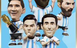 阿根廷國家隊授權一品堂潮玩 重磅推出“阿根廷國家隊官方球員盲盒”