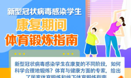 广州发布学生“阳康”体育锻炼指南