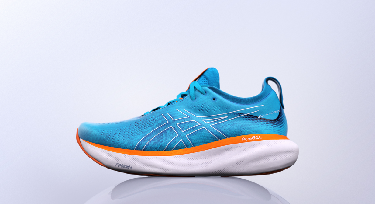 亚瑟士推出全新GEL-NIMBUS 25跑鞋，让跑者的每一步自带舒适感