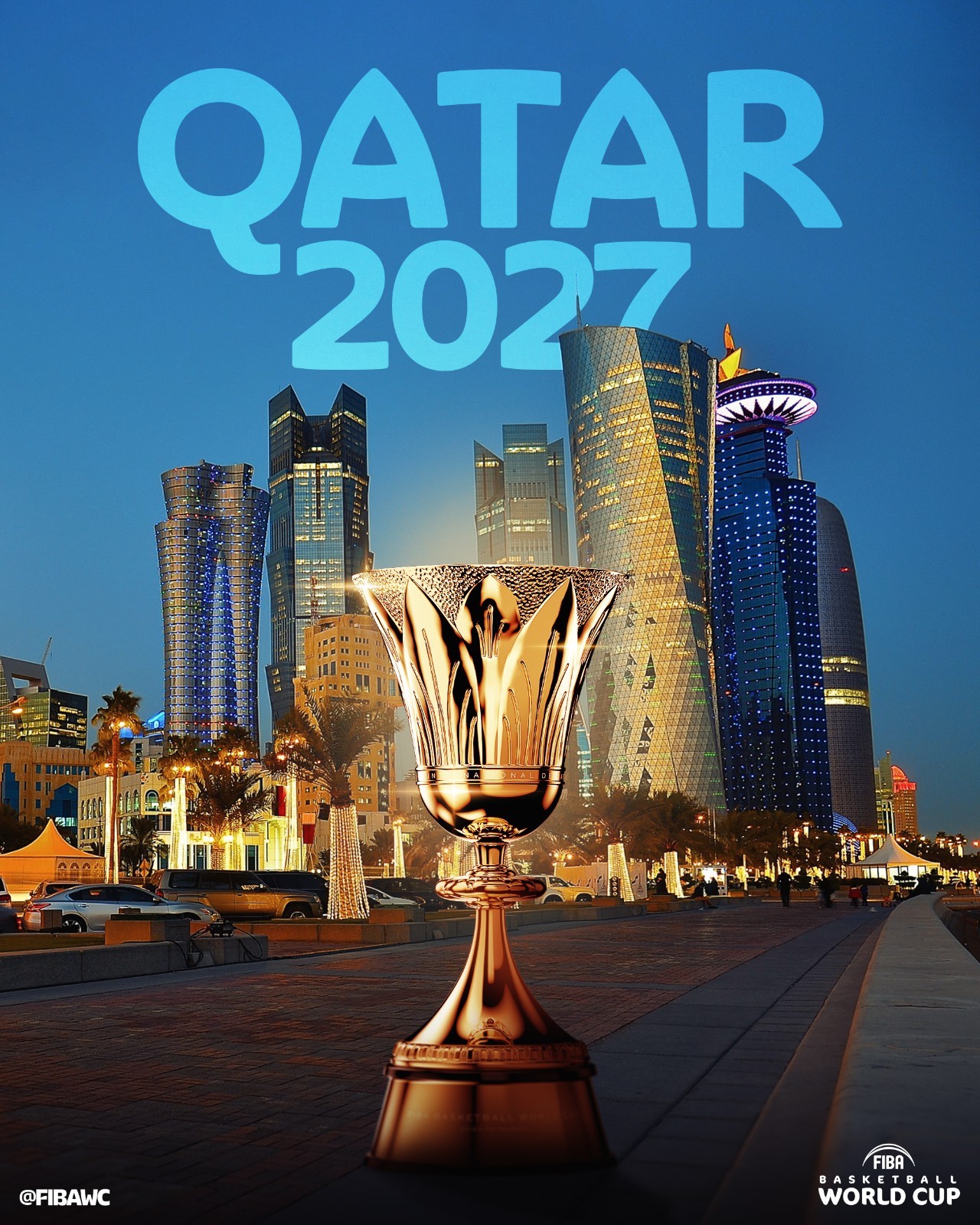 官宣：2027 男篮世界杯在卡塔尔多哈举行