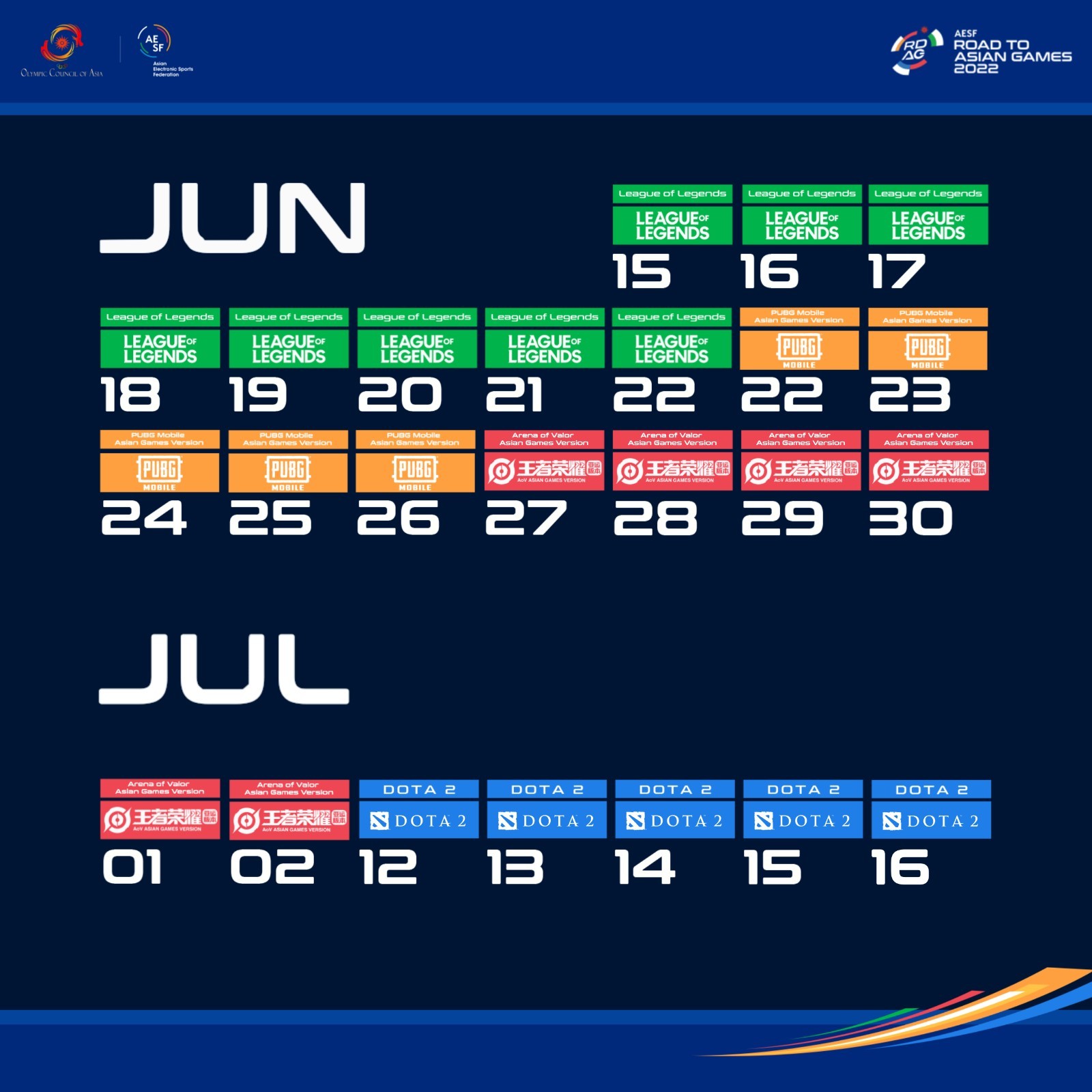 亚运征途赛事将于6月开赛 赛果将影响杭州亚运电竞正赛分组