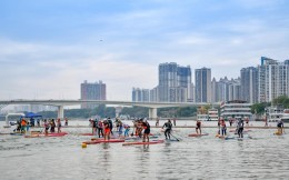 劈波斩浪！2023中国-东盟国际桨板公开赛在南宁举行