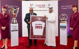 签约6年！卡塔尔航空成为亚足联全球合作伙伴